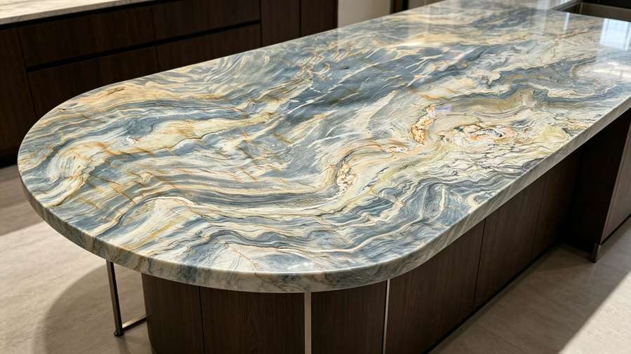 Blue Silk Quartzite — Application
