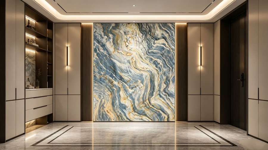 Blue Silk Quartzite — Application