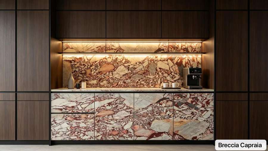 Breccia Capraia — Slab