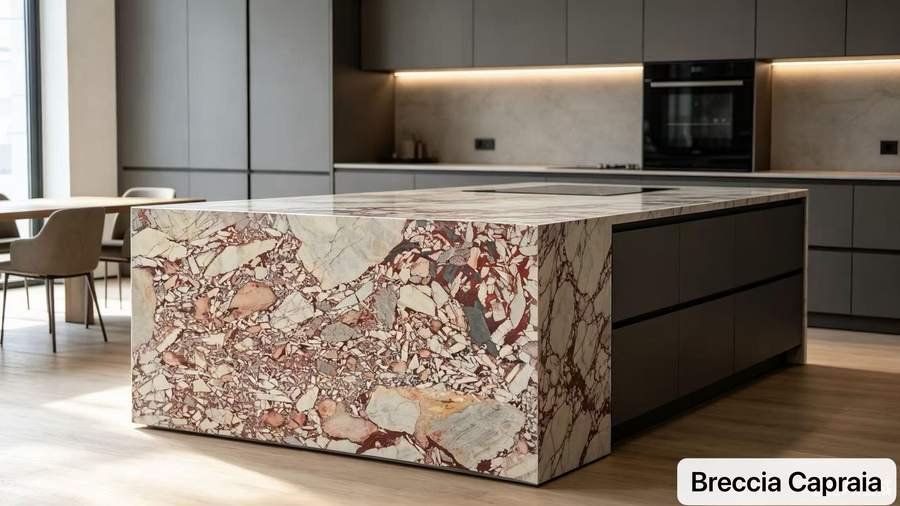 Breccia Capraia — Slab