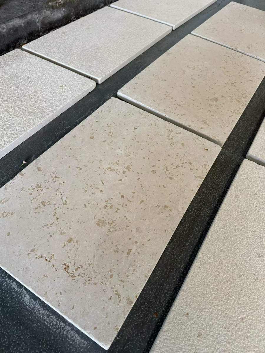 Castle Beige Limestone — Slab