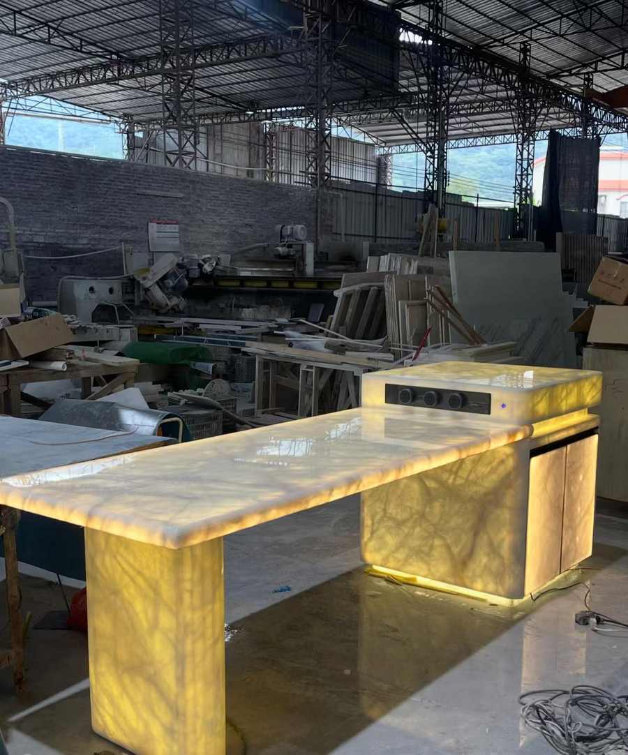 Crystal White Onyx — Application