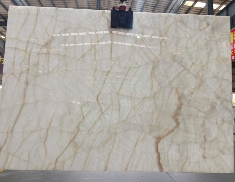 Crystal White Onyx — Slab
