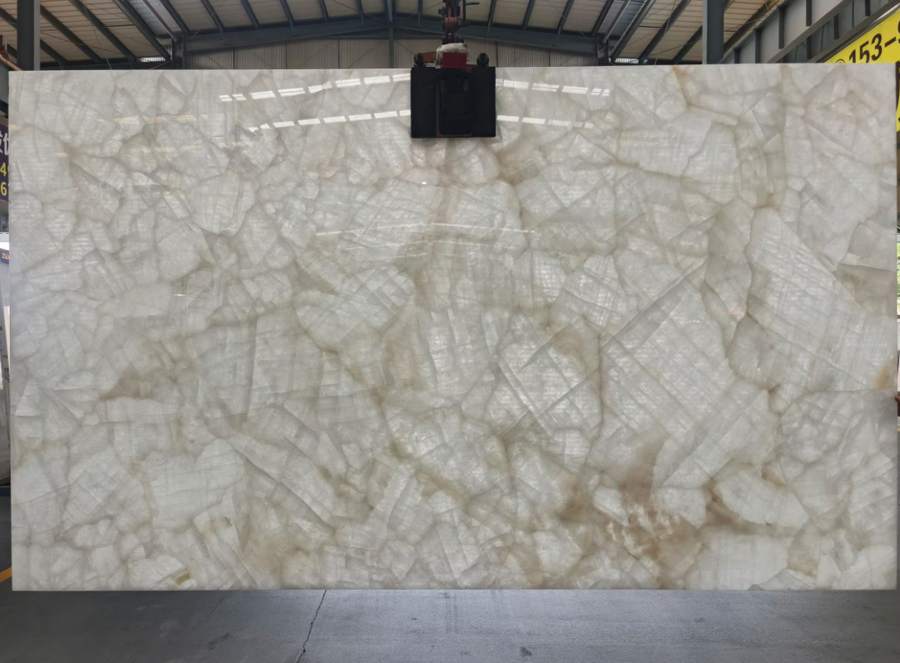 Crystal White Onyx — Slab