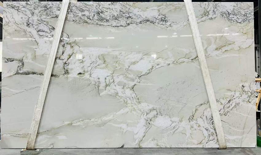 Glacier Crystal Quartzite — Slab