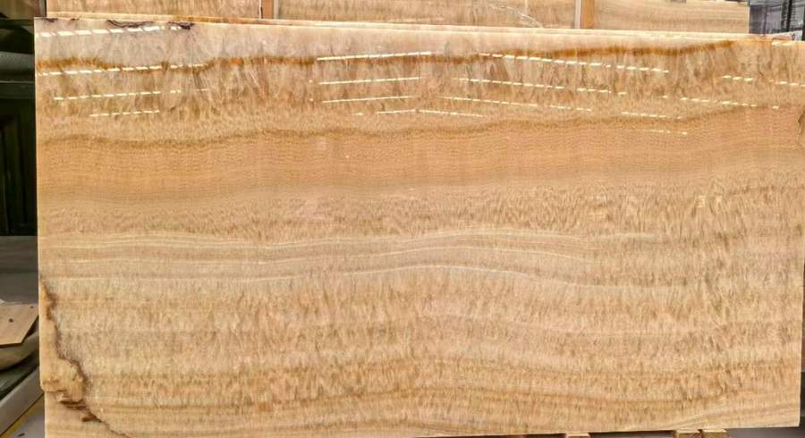 Organe Yellow Onyx — Slab