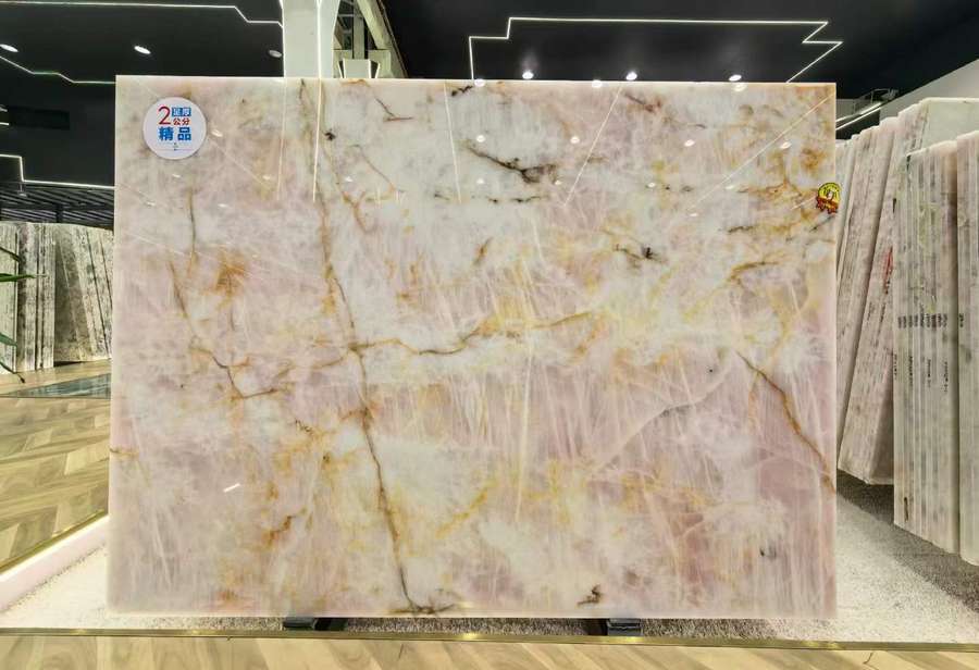 Pink Crystal — Slab
