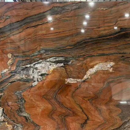 Red Silk — Marble