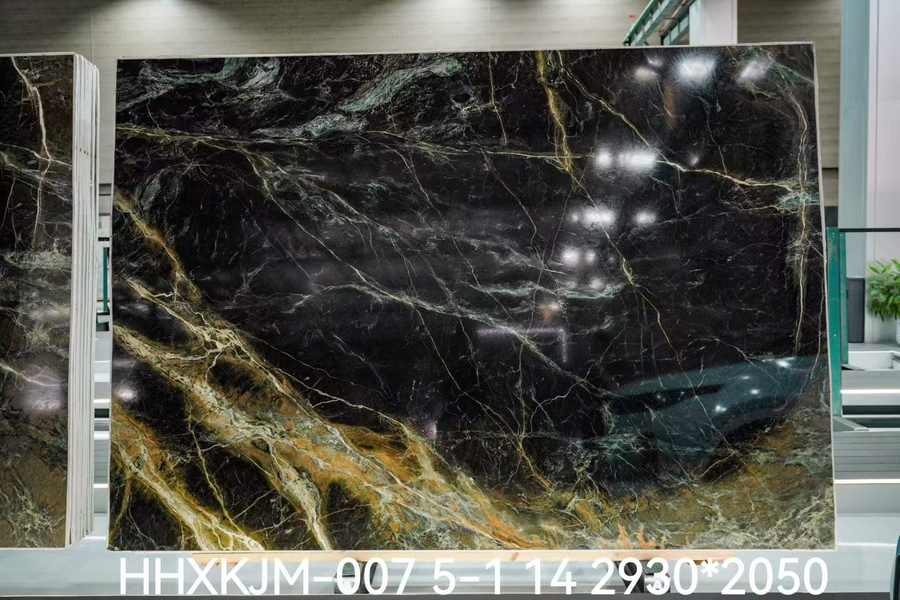 Starry Golden Vein Quartzite — Slab