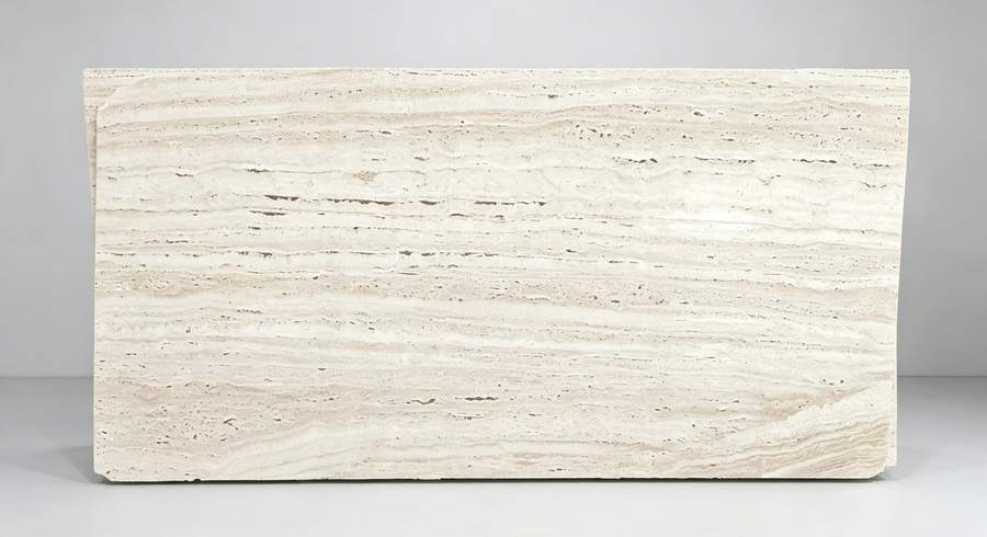 Super White Travertine — Slab